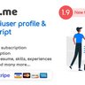 Profile.me - Saas Multiuser Profile & Resume Script