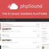 phpSound - Music Sharing Platform